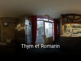 Thym et Romarin heures d'affaires