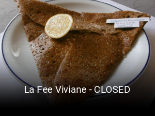 La Fee Viviane - CLOSED plan d'ouverture