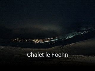 Chalet le Foehn heures d'affaires