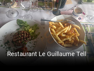 Restaurant Le Guillaume Tell plan d'ouverture