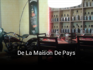 De La Maison De Pays ouvert