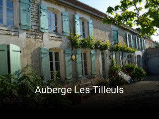 Auberge Les Tilleuls plan d'ouverture