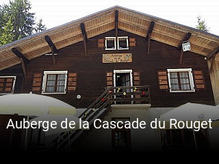 Auberge de la Cascade du Rouget plan d'ouverture