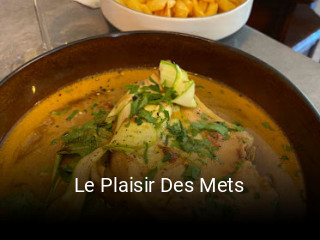 Le Plaisir Des Mets plan d'ouverture