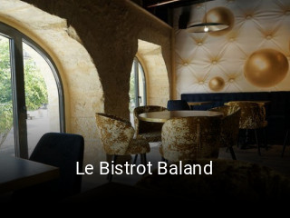 Le Bistrot Baland heures d'affaires