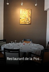 Restaurant de la Poste L'envolée plan d'ouverture