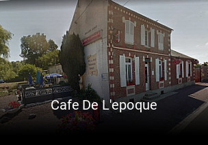 Cafe De L'epoque plan d'ouverture