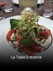 La Table D'etienne ouvert