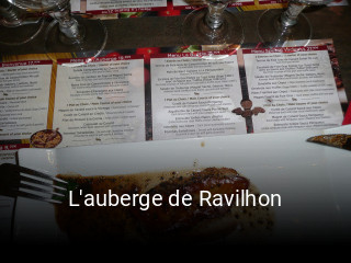 L'auberge de Ravilhon ouvert