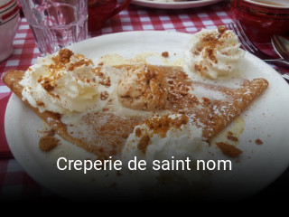 Creperie de saint nom ouvert