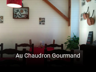 Au Chaudron Gourmand heures d'ouverture