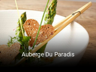 Auberge Du Paradis plan d'ouverture