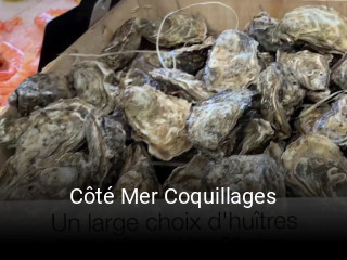 Côté Mer Coquillages ouvert