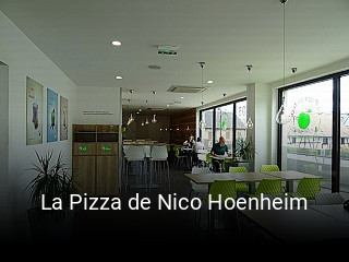 La Pizza de Nico Hoenheim plan d'ouverture