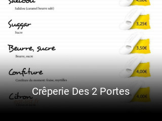 Crêperie Des 2 Portes ouvert