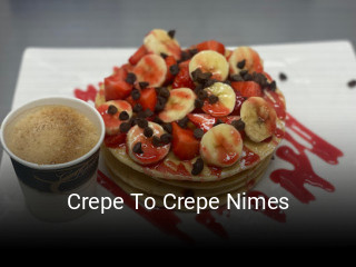 Crepe To Crepe Nimes plan d'ouverture