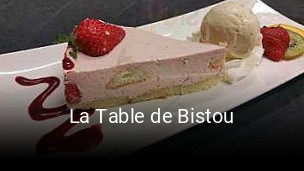 La Table de Bistou plan d'ouverture