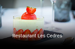 Restaurant Les Cedres heures d'affaires