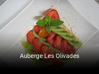 Auberge Les Olivades plan d'ouverture