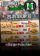 H Burger Pizza Pavillons-sous-bois heures d'ouverture