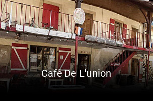 Café De L'union plan d'ouverture