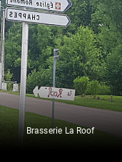 Brasserie La Roof plan d'ouverture