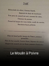 Le Moulin à Poivre heures d'affaires