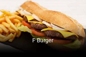 F Burger ouvert