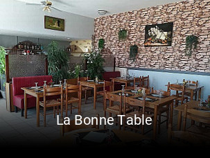 La Bonne Table heures d'ouverture