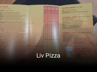 Liv Pizza ouvert