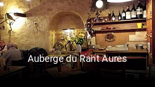 Auberge du Rant Aures ouvert