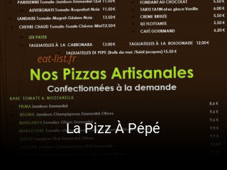 La Pizz À Pépé ouvert