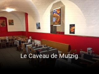 Le Caveau de Mutzig heures d'affaires