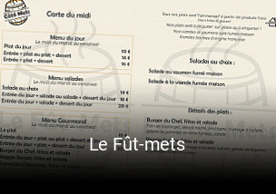 Le Fût-mets ouvert