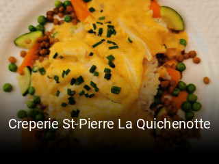 Creperie St-Pierre La Quichenotte plan d'ouverture