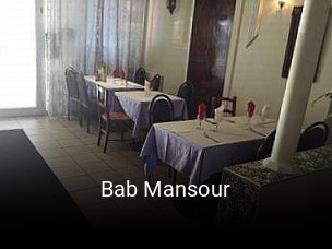 Bab Mansour heures d'affaires