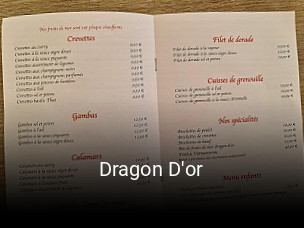 Dragon D'or ouvert