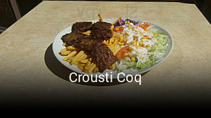 Crousti Coq plan d'ouverture