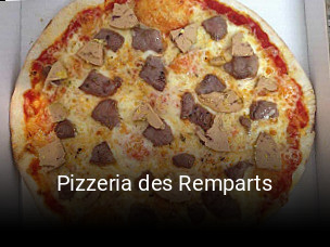 Pizzeria des Remparts plan d'ouverture