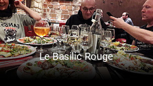 Le Basilic Rouge ouvert