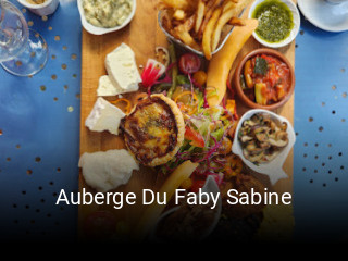 Auberge Du Faby Sabine heures d'affaires