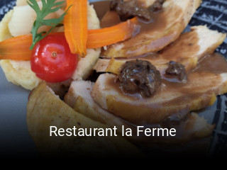 Restaurant la Ferme heures d'affaires