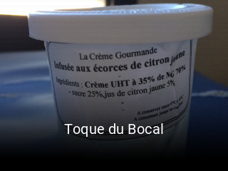 Toque du Bocal plan d'ouverture