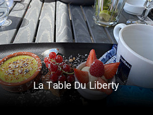 La Table Du Liberty heures d'affaires