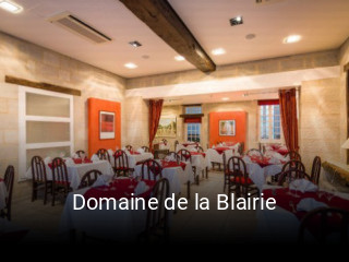 Domaine de la Blairie plan d'ouverture