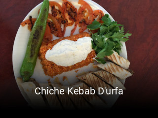 Chiche Kebab D'urfa ouvert