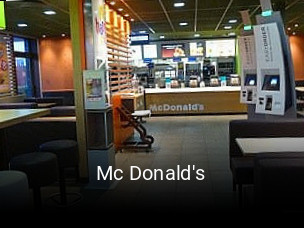 Mc Donald's ouvert