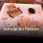 Auberge des Platanes ouvert