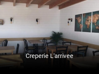 Creperie L'arrivee heures d'ouverture