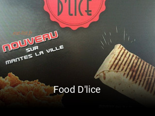 Food D'lice ouvert